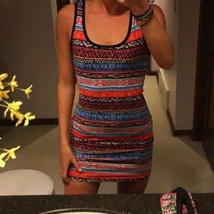 Aztec Print Dress